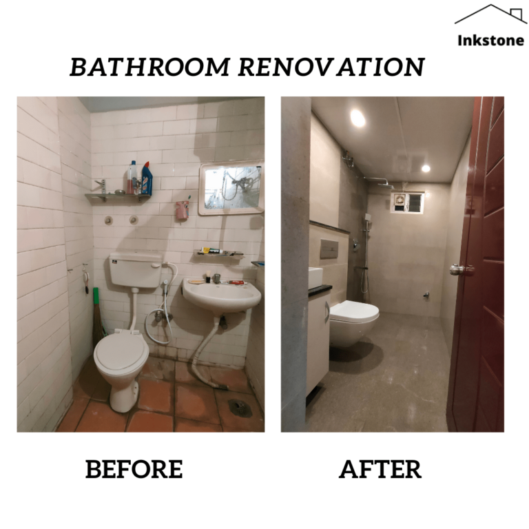 Bathroom Renovation by Inkstone Infra - Bangalore
