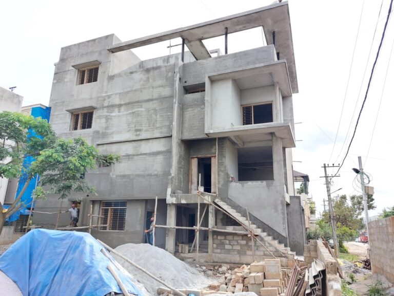 Residential Building Construction by Inkstone Infra Bangalore
