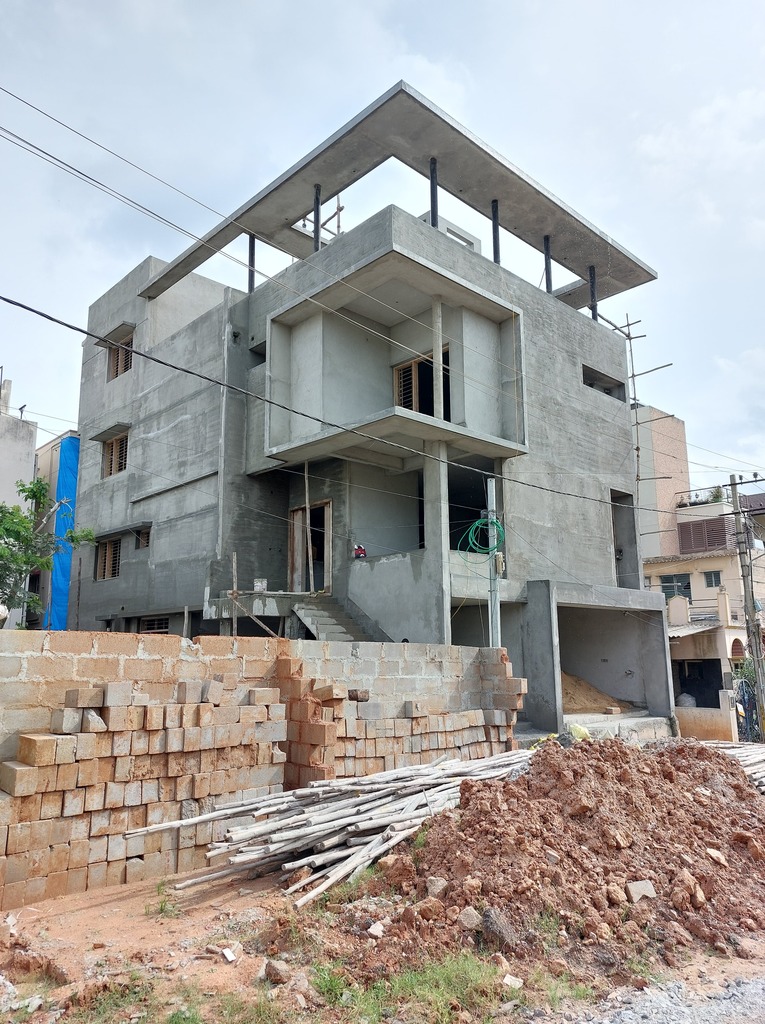 Building construction by Inkstone infra Bangalore